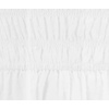 image:imageRVivimos Womens Summer Cotton Short Sleeve Square Neck Elastic Smocked Ruffle Floral Print Swing Mini DressWhite
