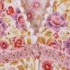 image:imageRVivimos Womens Summer Cotton Short Sleeves Boho VNeck Button Up Floral Print Front Slit Midi DressWhitepink