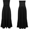 image:imageRVivimos Womens Summer Cotton Strapless Elastic Smocked Boho Beach Casual Flowy Maxi Tube DressesBlack2