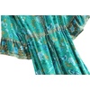image:imageRVivimos Womens Summer Cotton Vintage Floral Half Sleeve Flowy Midi DressGreen