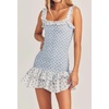 image:imageRVivimos Womens Summer Cute Strap Mini Dress Boho Casual Sleeveless Tiered Ruffle Stretchy Smocked Backless Bodycon DressesBlue