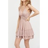 image:imageRVivimos Womens Summer Ruffles V Neck Backless Beach Short DressesDury Pink