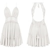image:imageRVivimos Womens Summer Ruffles V Neck Backless Beach Short DressesWhite