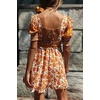 image:imageRVivimos Womens Summer Short Sleeve Cotton Floral Print Bohemian Mini DressYellow