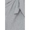image:imageRVivimos Womens Summer Short Sleeve Cotton Solid Tieup TShirt DressGrey