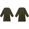 image:imageRVivimos Womens Tunic Dress Fall Cotton Button Down Long Sleeves Casual Mini Shirt DressArmygreen