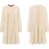 image:imageRVivimos Womens Tunic Dress Fall Cotton Button Down Long Sleeves Casual Mini Shirt DressBeige