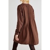 image:imageRVivimos Womens Tunic Dress Fall Cotton Button Down Long Sleeves Casual Mini Shirt DressBrown