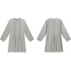 image:imageRVivimos Womens Tunic Dress Fall Cotton Button Down Long Sleeves Casual Mini Shirt DressGrey