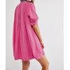 image:imageRVivimos Womens Tunic Dress Fall Cotton Button Down Long Sleeves Casual Mini Shirt DressHotpink