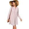 image:imageRVivimos Womens Tunic Dress Fall Cotton Button Down Long Sleeves Casual Mini Shirt DressLightpink
