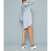image:imageRVivimos Womens Tunic Dress Fall Cotton Button Down Long Sleeves Casual Mini Shirt DressSkyblue