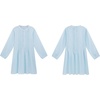 image:imageRVivimos Womens Tunic Dress Fall Cotton Button Down Long Sleeves Casual Mini Shirt DressSkyblue