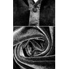 image:imageRVivimos Womens Velvet Long Sleeve Pocket Casual Mini Shirt DressBlack