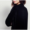 image:imageRVivimos Womens Velvet Long Sleeve Pocket Casual Mini Shirt DressDarkblue