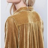 image:imageRVivimos Womens Velvet Long Sleeve Pocket Casual Mini Shirt DressGold