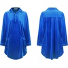 image:imageRVivimos Womens Velvet Long Sleeve Pocket Casual Mini Shirt DressRoyalblue