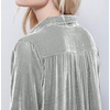 image:imageRVivimos Womens Velvet Long Sleeve Pocket Casual Mini Shirt DressSilver