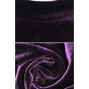 image:imageRVivimos Womens Winter Long Sleeve Velvet Ruffles Bodycon Mini DressPurple