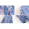 image:imageRVivimos Womenss Cotton Long Sleeve Vintage Floral Bohemian Beach V Neck Bottons Casual Maxi DressesBlue