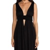 image:imageRVivimos Boho Dress for Women Sexy Deep V Neck Sleeveless Hollow Out Backless Casual Side Slit Maxi DressBlack2