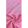 image:imageRVivimos Summer Dress for Women Cotton Plaid Puff Sleeves Casual OffShoulder Boho Side Slit Midi DressPink