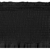 image:imageRVivimos Womens Summer Boho Cotton Maxi Dress Adjustable Spaghetti Strap Elastic Smocked Casual Ruffle Hem Flowy Beach DressBlack