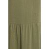 image:imageRVivimos Womens Summer Casual Beach Midi Dress Cotton Linen Sleeveless Adjustable Straps Tiered Flowy Dresses with PocketsArmy Green