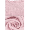 image:imageRVivimos Womens Summer Cotton Lantern Sleeves Ruffled Off Shoulder ALine Midi DressesPink