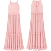 image:imageRVivimos Womens Summer Dress Sleeveless Halter Layered Ruffles Casual Boho Flowy Maxi DressLight Pink