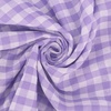 image:imageRVivimos Summer Boho Plaid Midi Dresses for Women 2026 Puff Sleeve Square Neck Casual Smocked Ruffle Tiered Flowy DressesPurple