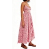 image:imageRVivimos Womens Summer Cotton Spaghetti Strap Floral Smocked Maxi Dress  Lightweight 100 cotton fabric Casual boho resort wear 2026 beach vacation sundressPink
