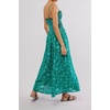 image:imageRVivimos Womens Summer Cotton Spaghetti Strap Floral Smocked Maxi Dress  Lightweight 100 cotton fabric Casual boho resort wear 2026 beach vacation sundressGreen