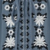 image:imageRVivimos Womens V Neck Bell Sleeve Vintage Floral Embroidered High Low Long DressesDusty Blue
