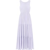 image:imageRVivimos 2026 Summer Cotton Midi Dresses for Women Casual Sleeveless Smocked ALine Tiered Flowy Tank Dress with PocketsLight Purple
