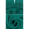 image:imageRVivimos Womens Summer Halter Deep V Neck Mini Short Dress  Sleeveless Adjustable Ties Patchwork Sexy Backless Boho Dress Casual Beach Vacation Cocktail Party OutfitsTeal Green