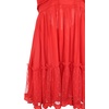 image:imageRVivimos Womens Summer Halter Deep V Neck Mini Short Dress  Sleeveless Adjustable Ties Patchwork Sexy Backless Boho Dress Casual Beach Vacation Cocktail Party OutfitsRed