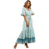 Blueturquoise-floral