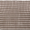 image:imageRVivimos 2026 Summer Cotton Plaid Maxi Dresses for Women Flutter Sleeve Square Neck Smocked Ruffle Flowy Tiered Casual DressBrown