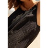 image:imageRVivimos Womens Summer Cotton Backless Casual Maxi Dress  Adjustable Spaghetti Strap Ruffle Loose Fit Boho Flowy Cami Dress Daily Wear Beach Cover Up Vacation Travel OutfitsBlack