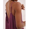 image:imageRVivimos Womens Summer Cotton Backless Casual Maxi Dress  Adjustable Spaghetti Strap Ruffle Loose Fit Boho Flowy Cami Dress Daily Wear Beach Cover Up Vacation Travel OutfitsWine Red