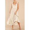 image:imageRVivimos Womens Summer Sleeveless Square Neck Midi Dress  Boho Ruffle Tie Back Backless with Pockets Plaid Flowy Casual OutfitsBeige