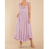 image:imageRVivimos Womens Summer Sleeveless Square Neck Midi Dress  Boho Ruffle Tie Back Backless with Pockets Plaid Flowy Casual OutfitsLightpink