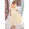 image:imageRVivimos Women Summer Cotton A Line Flowy Long DressesBeige2