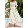 image:imageRVivimos Women Summer Cotton A Line Flowy Long DressesCream2floral