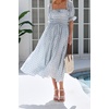 image:imageRVivimos Women Summer Cotton A Line Flowy Long DressesLightblue2polkadot