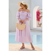 image:imageRVivimos Women Summer Cotton A Line Flowy Long DressesPurple1