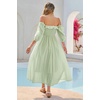 image:imageRVivimos Women Summer Cotton A Line Flowy Long DressesSage Green1