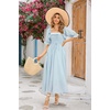 image:imageRVivimos Women Summer Cotton A Line Flowy Long DressesSkyblue2