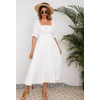 image:imageRVivimos Women Summer Cotton A Line Flowy Long DressesWhite2